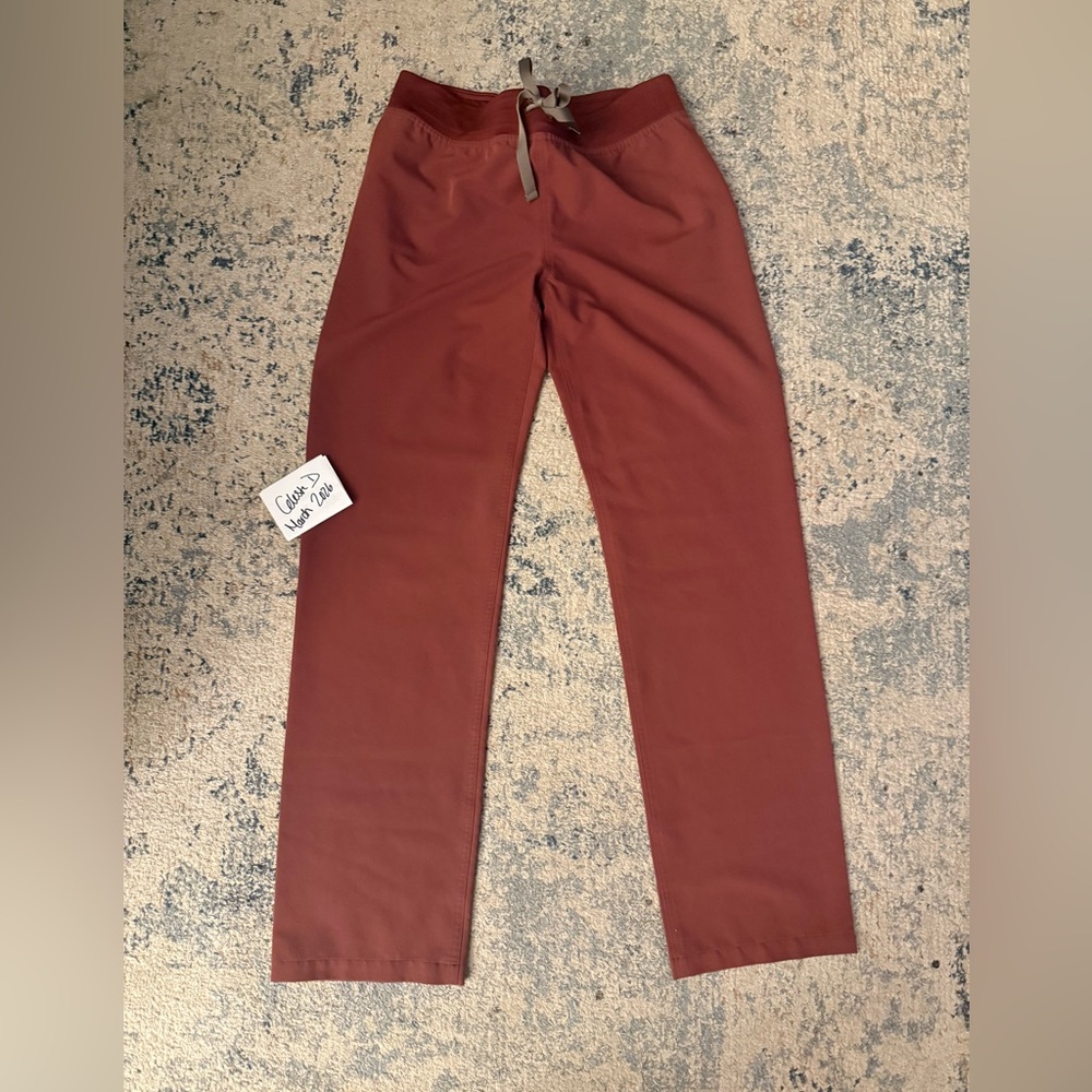 Figs Dark Cherry Livingston pant